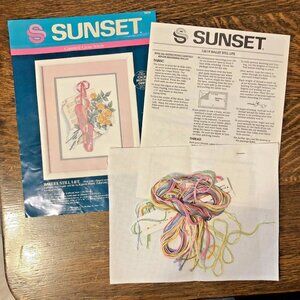 Sunset 'Ballet Still Life' Counted Cross Stitch Kit from Dimensions